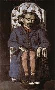 Paul Cezanne Portrait of Achille Emperaire oil painting on canvas
